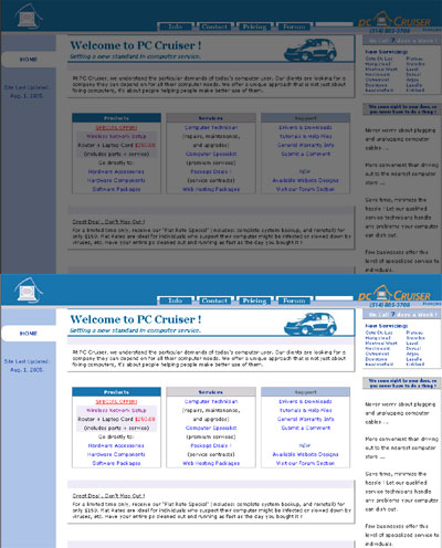PC Cruiser screencap. click to visit this site.